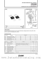 CR2AM datasheet pdf Mitsubishi Electric Corporation