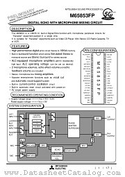 M65853FP datasheet pdf Mitsubishi Electric Corporation
