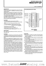 M66010GP datasheet pdf Mitsubishi Electric Corporation