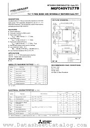 MGFC40V7177B datasheet pdf Mitsubishi Electric Corporation