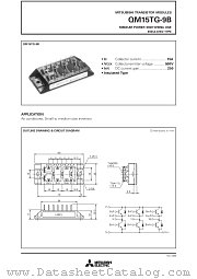 QM15TG-9B datasheet pdf Mitsubishi Electric Corporation