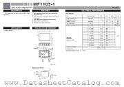 MF1105-1 datasheet pdf Mitsubishi Electric Corporation