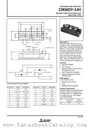 CM50DY-24H datasheet pdf Mitsubishi Electric Corporation