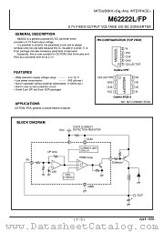 M62222L datasheet pdf Mitsubishi Electric Corporation