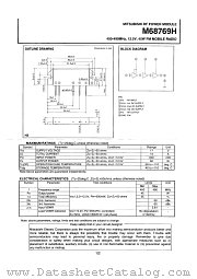 M68769H datasheet pdf Mitsubishi Electric Corporation