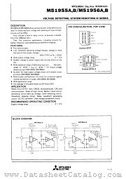 M51956A datasheet pdf Mitsubishi Electric Corporation