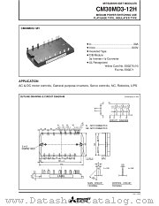 CM30MD3-12H datasheet pdf Mitsubishi Electric Corporation