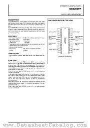 M66282FP datasheet pdf Mitsubishi Electric Corporation