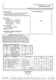 MGF4951A datasheet pdf Mitsubishi Electric Corporation