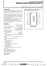 M35055-XXXFP datasheet pdf Mitsubishi Electric Corporation
