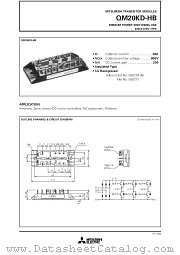 QM20KD-HB datasheet pdf Mitsubishi Electric Corporation