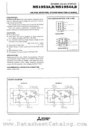 M51954B datasheet pdf Mitsubishi Electric Corporation