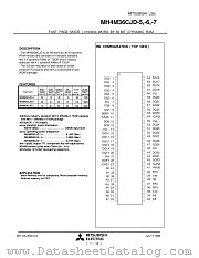 MH4M36CJD-7 datasheet pdf Mitsubishi Electric Corporation