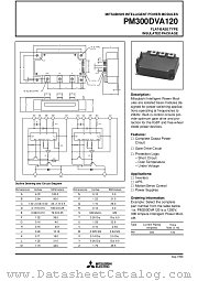 PM300DVA120 datasheet pdf Mitsubishi Electric Corporation