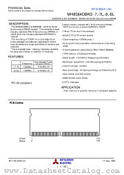 -8 datasheet pdf Mitsubishi Electric Corporation