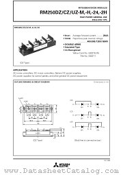 RM250CZ-2H datasheet pdf Mitsubishi Electric Corporation