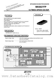 M65827FP datasheet pdf Mitsubishi Electric Corporation