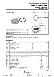 FG4000BX-90DA datasheet pdf Mitsubishi Electric Corporation