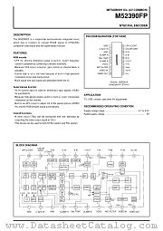 M52390FP datasheet pdf Mitsubishi Electric Corporation