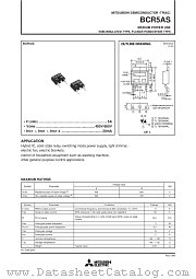 BCR5AS datasheet pdf Mitsubishi Electric Corporation