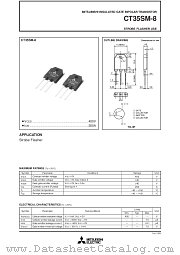 CT35SM-8 datasheet pdf Mitsubishi Electric Corporation