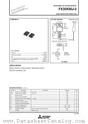 FX30KMJ-2 datasheet pdf Mitsubishi Electric Corporation