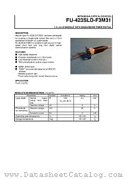 FU-423SLD-F3M31 datasheet pdf Mitsubishi Electric Corporation