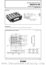 QM50TX-HB datasheet pdf Mitsubishi Electric Corporation