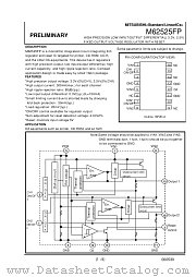 M62525FP datasheet pdf Mitsubishi Electric Corporation