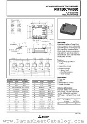 PM150CVA060 datasheet pdf Mitsubishi Electric Corporation