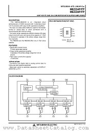 M62334FP datasheet pdf Mitsubishi Electric Corporation