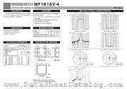 MF1018V-4 datasheet pdf Mitsubishi Electric Corporation