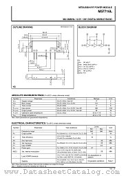 M57716L datasheet pdf Mitsubishi Electric Corporation