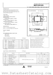 MGFC36V3436 datasheet pdf Mitsubishi Electric Corporation