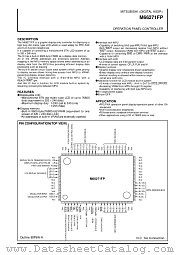 M66271FP datasheet pdf Mitsubishi Electric Corporation