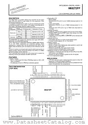 M66272FP datasheet pdf Mitsubishi Electric Corporation