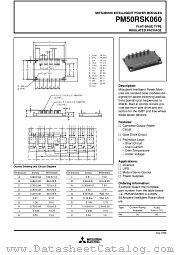 PM50RSK060 datasheet pdf Mitsubishi Electric Corporation