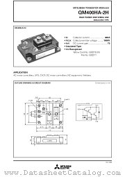 QM400HA-2H datasheet pdf Mitsubishi Electric Corporation