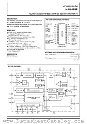 M64898GP datasheet pdf Mitsubishi Electric Corporation