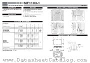 MF1103-1 datasheet pdf Mitsubishi Electric Corporation