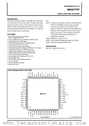 M65677FP datasheet pdf Mitsubishi Electric Corporation