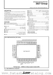 M38279EFFP datasheet pdf Mitsubishi Electric Corporation