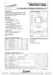 MGFC39V7785A datasheet pdf Mitsubishi Electric Corporation