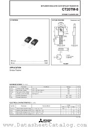 CT20TM-8 datasheet pdf Mitsubishi Electric Corporation