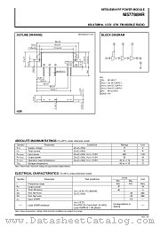 M57788HR datasheet pdf Mitsubishi Electric Corporation