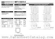 MF1150V-2 datasheet pdf Mitsubishi Electric Corporation