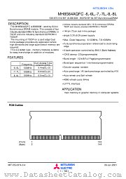 MH8S64AQFC-6 datasheet pdf Mitsubishi Electric Corporation