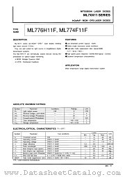ML776H11F datasheet pdf Mitsubishi Electric Corporation