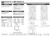 MF1050V-2 datasheet pdf Mitsubishi Electric Corporation