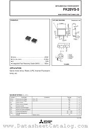 FK20VS-5 datasheet pdf Mitsubishi Electric Corporation